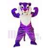 Purple Tiger Mascot Costumes 