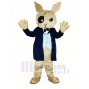 Cool Rabbit Butler Mascot Costume 