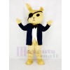 Rabbit Butler with Suit Mascot Costume Cartoon