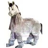Cute Grey New 2 Person Horse Mascot Costume