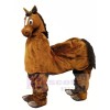 Cute Brown New 2 Person Horse Mascot Costume