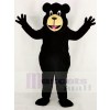 Cute Black Bear Mascot Costume School