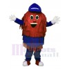 Blue & Red Car Wash Cleaning Brush Mascot Costumes  