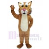 Fierce New Friendly Bobcat Mascot Costume