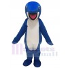 Cute Blue Whale Costume Mascot