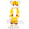 Yellow Cat Mascot Costume