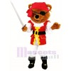 Pirates Brown Bear Mascot Costume