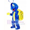 Blue Snail Mascot Costume