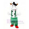 Green Cattle Cow Mascot Costume