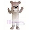 Grey Bulldog Mascot Costume