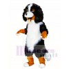 White and Black Sheep Dog Mascot Costume