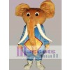 Coffee Elephant Mascot Costume Cartoon