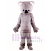 Gray Koala Mascot Costume