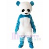 Blue Panda Mascot Costume Christmas