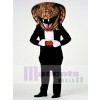 Gentleman Cobra Snake Mascot Costume