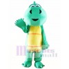 Green Dinosaur Mascot Costume for Adults