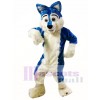 Blue Wolf Fursuit Mascot Costume