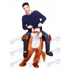 Carry Me Fantastic Fox Piggy Back Mascot Costume Ride On Funny Fancy Dress