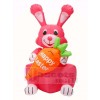 4 ft Inflatable Easter Bunny with LED Luminous Lights Outdoor Indoor Holiday Decoration Yard Lawn Home Outside Art Decor