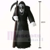 6ft Inflatable Grim Reaper with Scythe Prop Sickle Death Decoration Halloween Holiday Outdoor Yard Lawn Art Decor