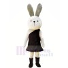 White Easter Bunny Rabbit Mascot Costumes Animal