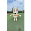 Inflatable Orange Dog Costumes Cosplay Costume for Adult Character Mascot costumes for adults