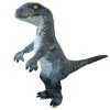 Velociraptor Dinosaur Inflatable Costume Halloween Xmas Cosplay Costume for Adult