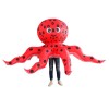 Red Octopus Squid Inflatable Costume Halloween Christmas Costume for Adult