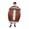 Rugby Inflatable Costume Fancy Blow up Bodysuit for Adult