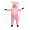 Pink Pig Inflatable Halloween Christmas Holiday Blow Up Costumes for Adults