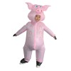 Pink Pig Inflatable Halloween Christmas Holiday Blow Up Costumes for Kid