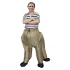 Brown Centaur Half-man Half-horse Inflatable Costume Halloween Christmas Holiday Costume for Adult