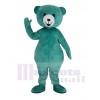 Cute Mint Green Teddy Bear Mascot Costume