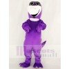 Cute Purple Dinosaur Mascot Costume School