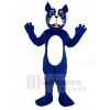 Blue Boston Terrier Dog Mascot Costume Animal