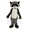 Gray Tan Robbie Raccoon Mascot Costume Animal