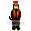 Organ Grinder Monkey with Vest & Hat Mascot Costume