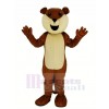 Brown Ollie Otter Mascot Costume Animal