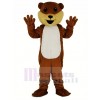 Ollie Otter with White Belly Mascot Costume Cartoon