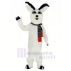 Snow Deer with Scarf Mascot Costume Animal