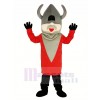 Madcap Viking with Red Coat Mascot Costume People