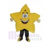 Yellow Comic Star Mascot Costume