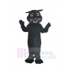 Black Panther with Green Eyes Mascot Costume