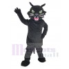 Fierce Black Panther with Green Eyes Mascot Costume Animal