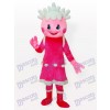 Snow Pink Adult Anime Mascot Costume
