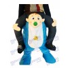 Piggyback Baby Carry Me Ride on Infant Mascot Costume