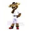Baseball Moose with Red Shoes Mascot Costumes Animal