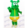 Green Bear Monster Plush Mascot Costume