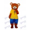 New Ribbon Teddy Bear Mascot Adult Costume