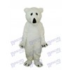 Long Wool Polar Bear Mascot Adult Costume